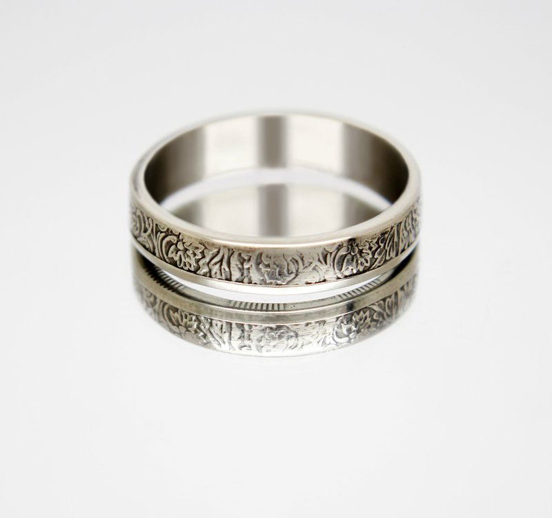 Ukraine Coin Ring 5 hryvnia 2007 Ukraine Jewelry Ukrainian Jewelry coin gift - 戒指 - 其他金屬 