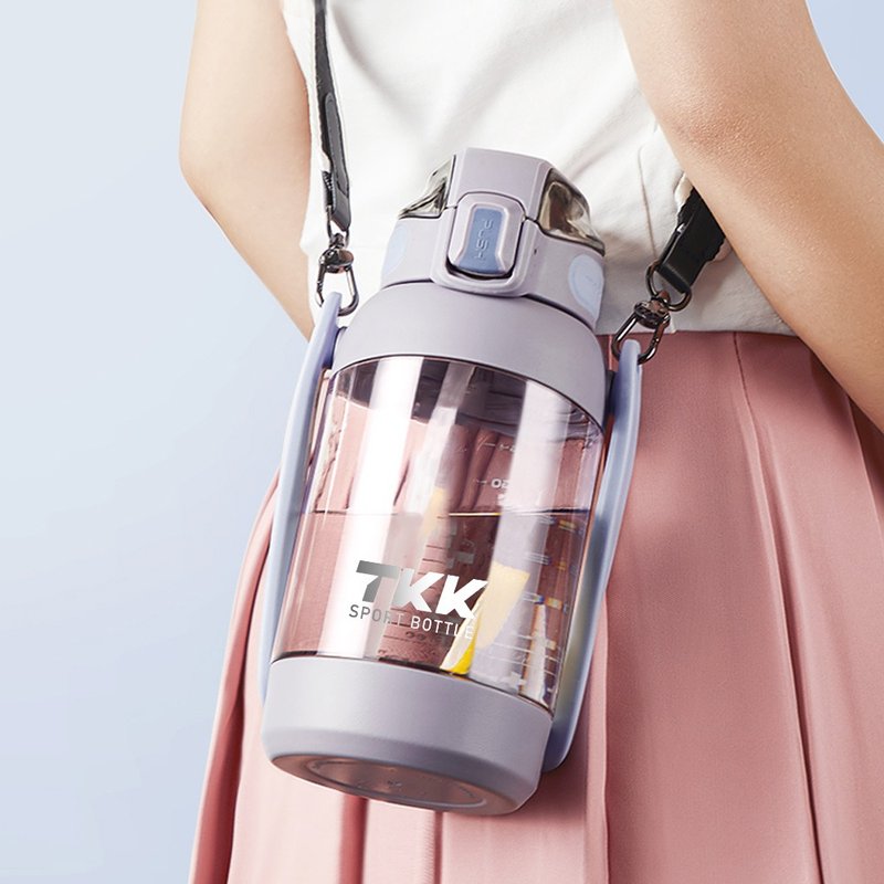 [TKK] Tritan Falcon Portable + Strap Sports Bottle 1200ML imported from the United States - Lavender Purple - กระติกน้ำ - วัสดุอื่นๆ สีม่วง