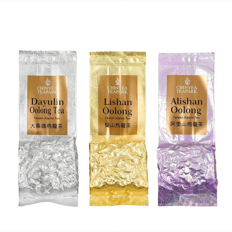 三大台灣高山茶嚐鮮組/大禹嶺+梨山+阿里山 - 茶葉/茶包/水果茶 - 塑膠 白色