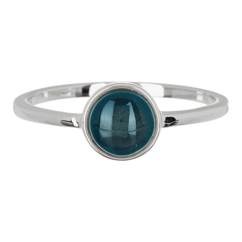 Pura Vida 美國手工 MOOD RING 銀色心情石戒指 - 戒指 - 寶石 