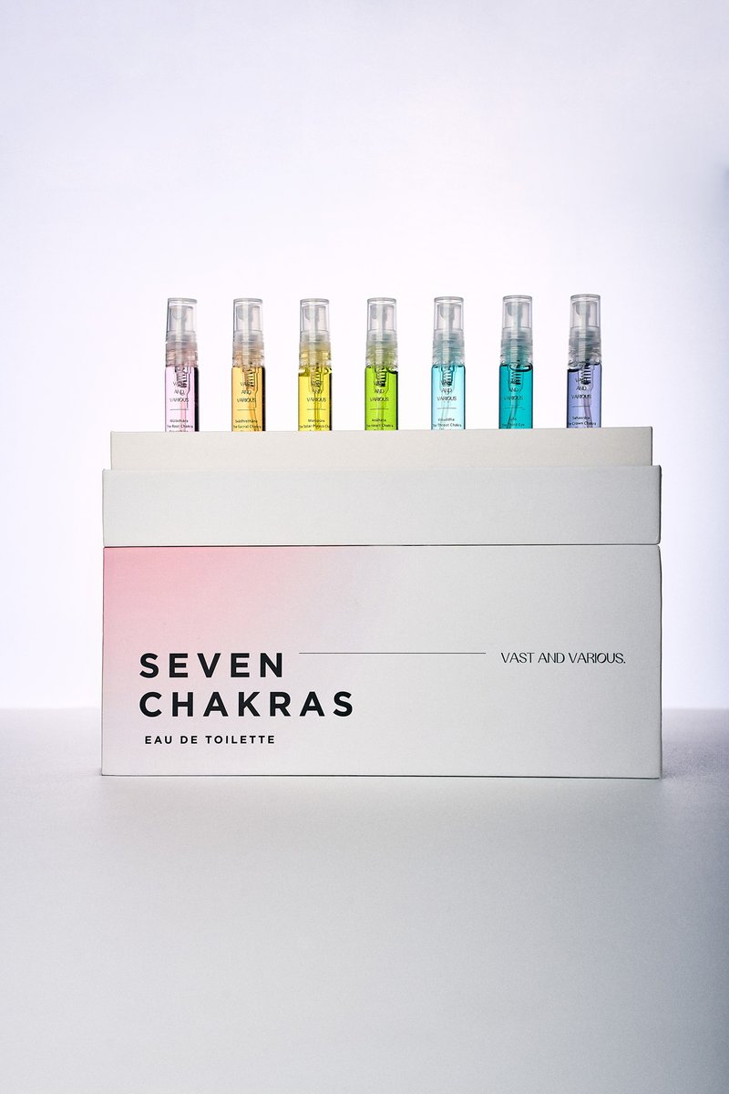 Seven Chakras Complete Set Gift Box - น้ำหอม - แก้ว 