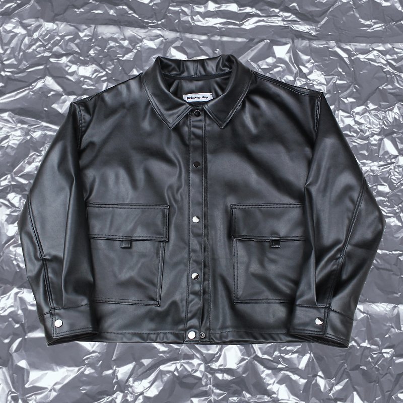 合成皮革ジャケット - ブラック - ジャケット - 合皮 ブラック