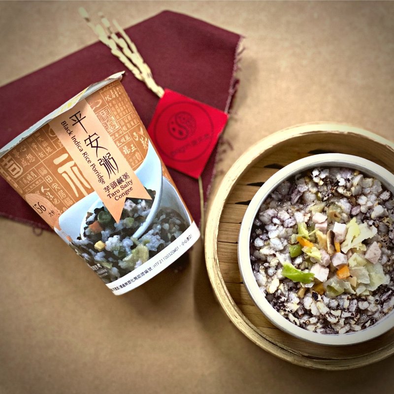 Source Natural Ping An Porridge 45G*3 Cups [Taro Salty Porridge] - ธัญพืชและข้าว - วัสดุอื่นๆ 