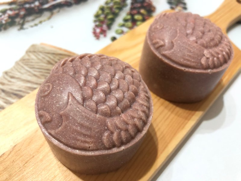 【夏日限定】葳創手作館 茜草黑鹽薄荷涼皂  除穢淨化 快速出貨 - 肥皂/手工皂 - 其他材質 