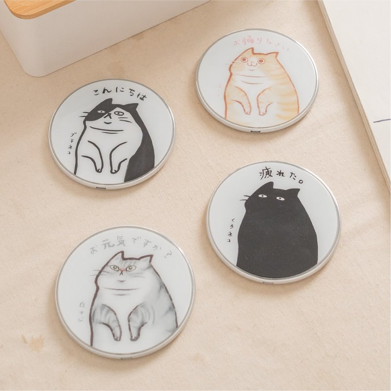 Cat Wireless Charging Pad - ที่ชาร์จไร้สาย - โลหะ ขาว