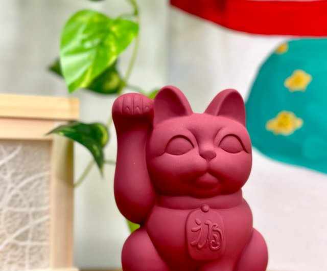 加藤陶器 | 無地招き猫（多色） - ショップ What The Pug Store