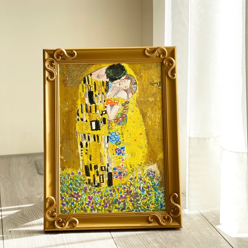 [Klimt-Kiss] Tribute to Famous Paintings Experience Class - Illustration, Painting & Calligraphy - Paper 