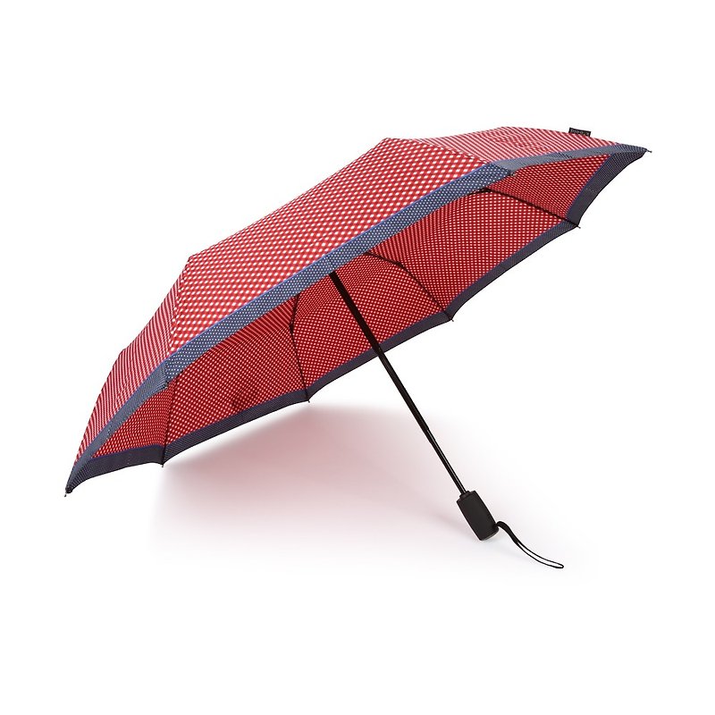[German Kobold Cool Pod] Amazon Anti-UV Water Repellent - Business Umbrella - Full Automatic Umbrella - Red Dot - ร่ม - วัสดุอื่นๆ สีแดง