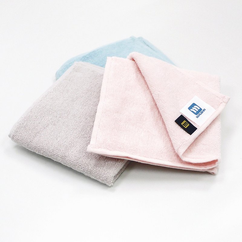 日本丸真 日本製Etak抗菌純棉快乾小方巾 - 衛浴用品/浴室收納 - 棉．麻 多色