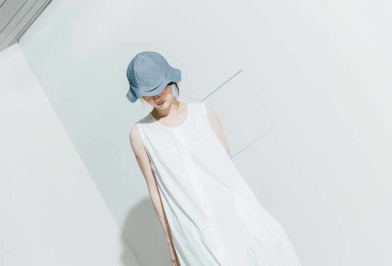 旅-有機棉漁夫帽(灰/黑) Organic Cotton & Recycle - 帽子 - 棉．麻 灰色