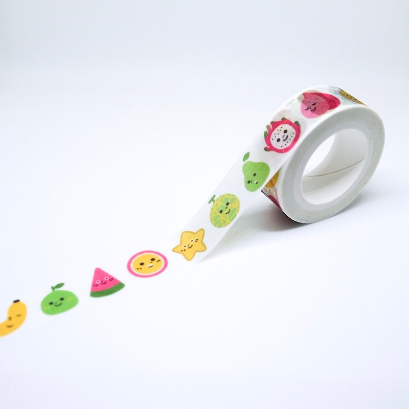 Bao Bao Kojima*Fruit Paper Tape - Washi Tape - Paper Multicolor