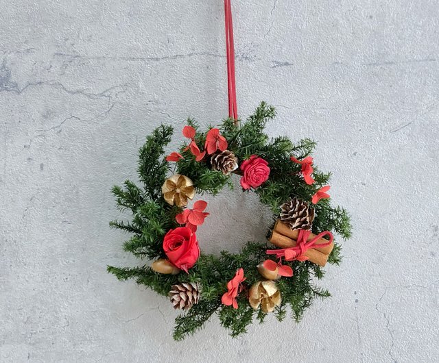 クリスマスリース素材パッケージ ショップ Aliceflowerdesign フラワー ガーデン Pinkoi
