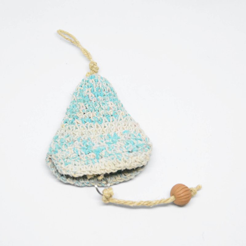 Sari line hand-knitted Wallets raindrops _ _ _ rain Nom fair trade - ที่ห้อยกุญแจ - วัสดุอื่นๆ หลากหลายสี