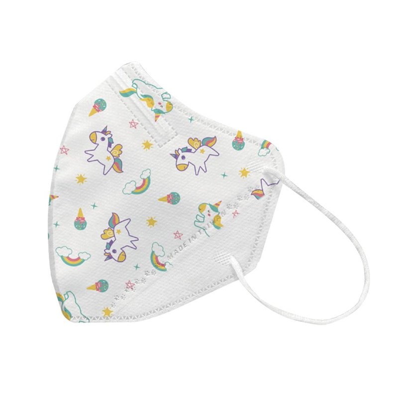 Xing'an-Children's three-dimensional medical mask-Unicorn (50 pieces per box) MIT Made in Taiwan - หน้ากาก - วัสดุอื่นๆ หลากหลายสี