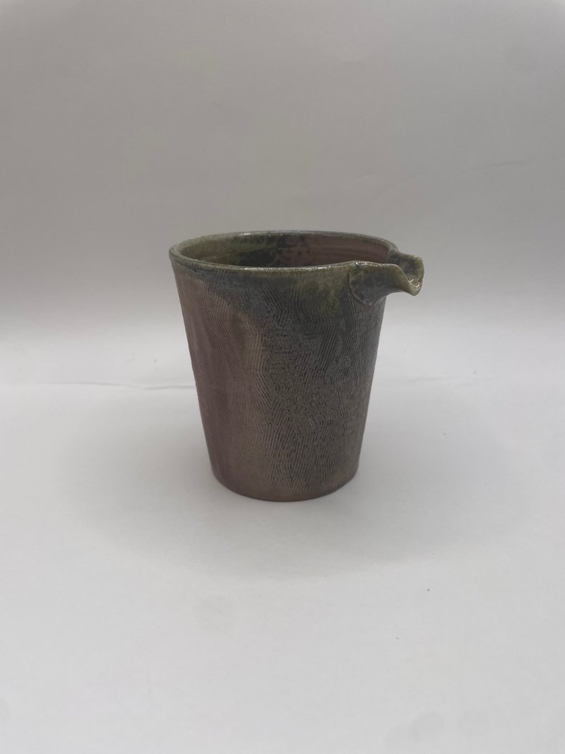 柴燒刀削肌理茶海 - 茶壺/茶杯/茶具 - 陶 金色