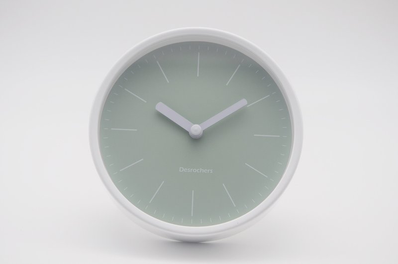 Mesa - Dark green line wall clock 2 in 1 (Metal) - Clocks - Other Metals White