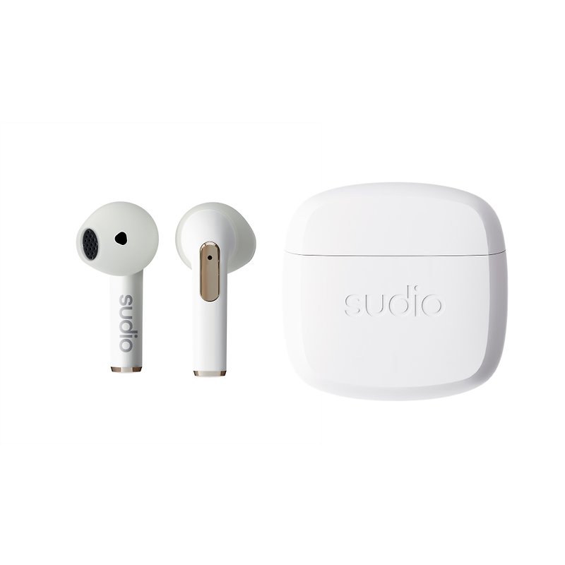 [New Product Launch] Sudio N2 True Wireless Bluetooth Earbuds-Mist White - หูฟัง - พลาสติก ขาว