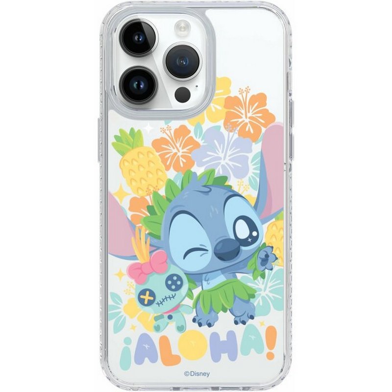 Stitch iALOHA! iPhone 16 Samsung s24 Golden Case/Mirror Case/Hybrid Plus - Phone Cases - Plastic Multicolor