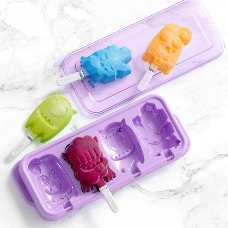 ZOKU little monster popsicle mold set-set of 4 - อื่นๆ - วัสดุอื่นๆ 