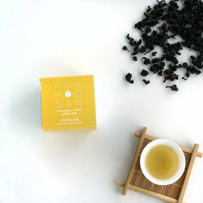 產地到茶杯の小農單品茶 / 阿里山高山烏龍茶 / 全茶葉50g - 茶葉/茶包 - 紙 白色