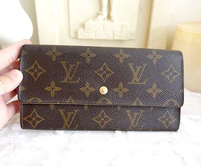 Louis Vuitton lv woman wallet original leather