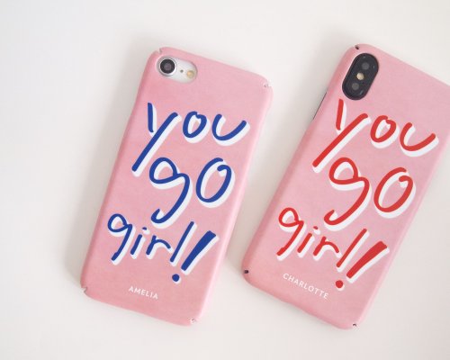 Emaley 艾瑪莉 工作坊 Personalized You Go Girl iPhone case 手機殼 เคสมือถือ