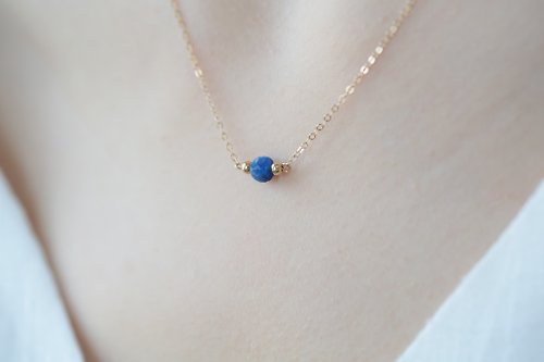 JieJie Jewelry 藍晶石Kyanite項鍊│ 14kgf 可調節長度