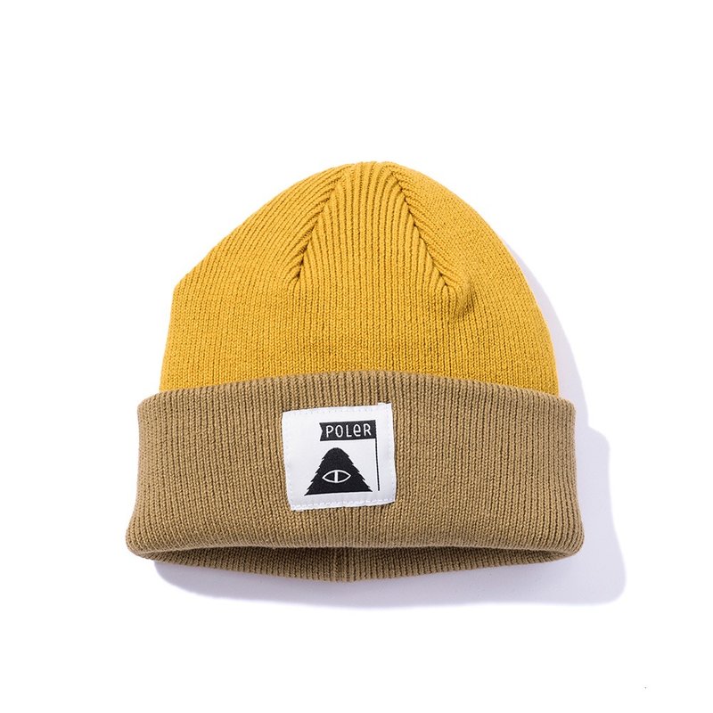 日本限定 POLER TRAILBOSS BEANIE 便帽 / 毛帽 / 棕 - 帽子 - 其他材質 咖啡色