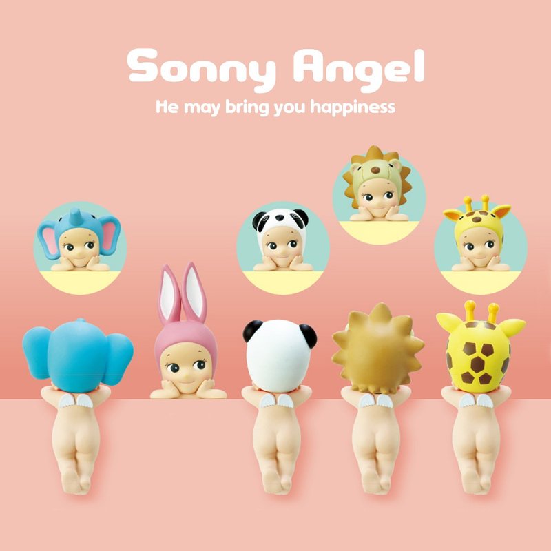 Sonny Angel│Hippers guardian angel series box play (boxed 12 pieces) - Stuffed Dolls & Figurines - Other Materials Multicolor