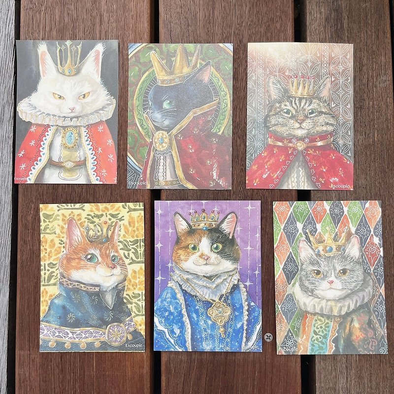 Postcard invitation from the animal kingdom - Cards & Postcards - Paper Multicolor