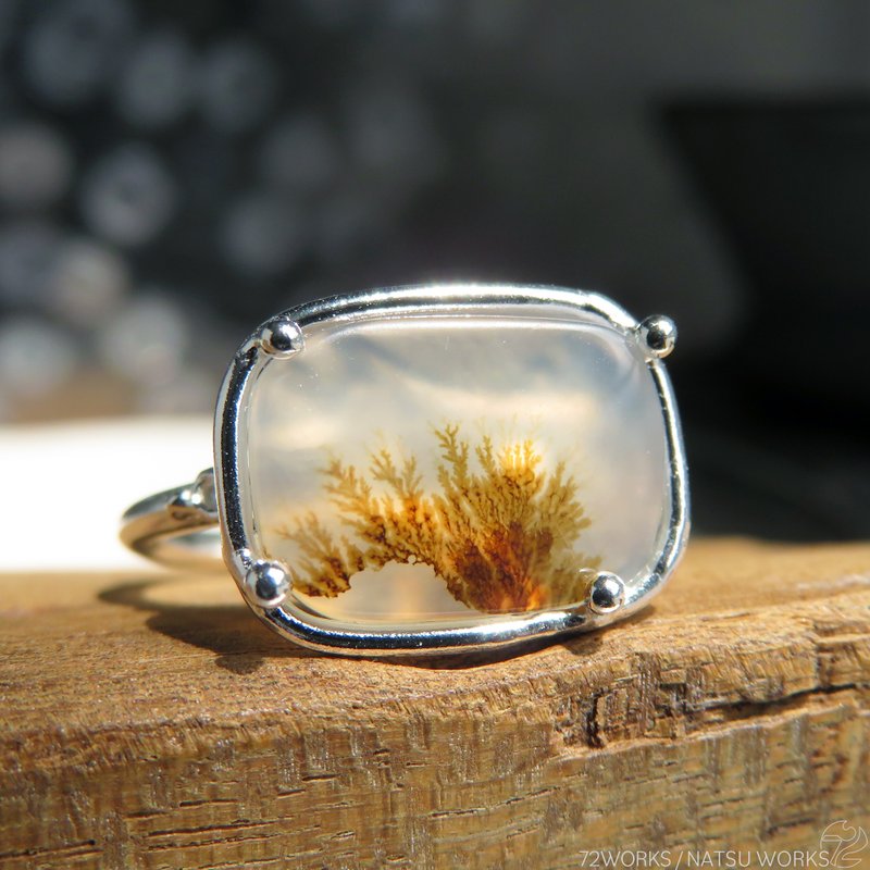 デンドリティック アゲートリング / Dendritic Agate Ring 5e - 戒指 - 寶石 咖啡色