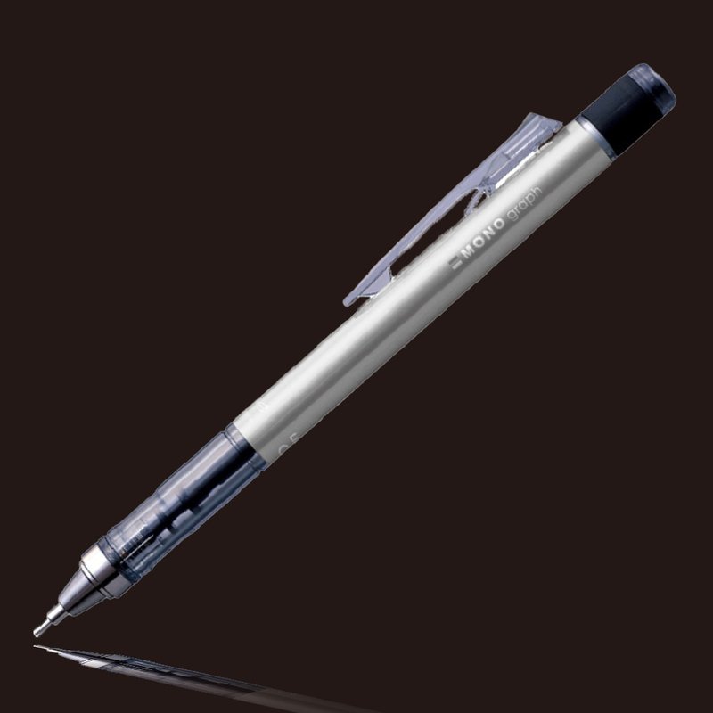 MONO 0.5mm 自動鉛筆, (金屬色-銀色) - 鉛筆/自動鉛筆 - 其他材質 銀色