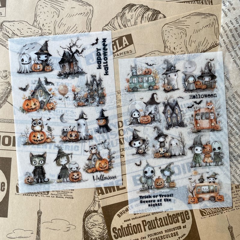 Trick or treat - Stickers - Paper 