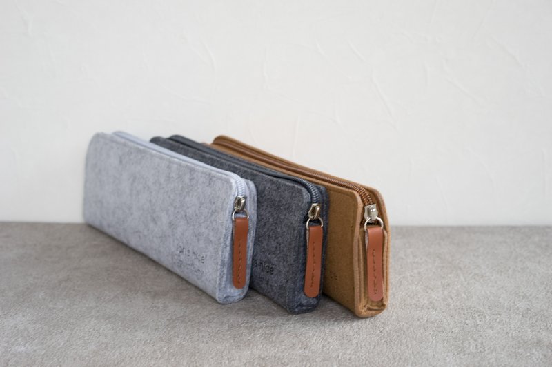 Eco-friendly Felt Pouch Free S/H for HK MO TH - กล่องเก็บของ - ขนแกะ 