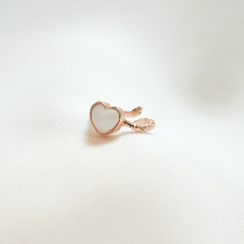 Heartbeat ring - General Rings - Other Materials Pink
