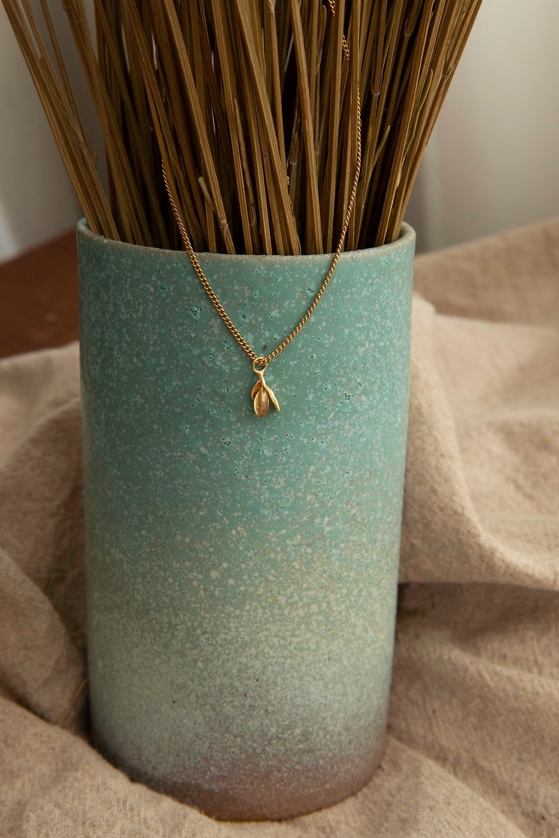 White Bird Necklace Serissa Necklace - Necklaces - Copper & Brass Gold