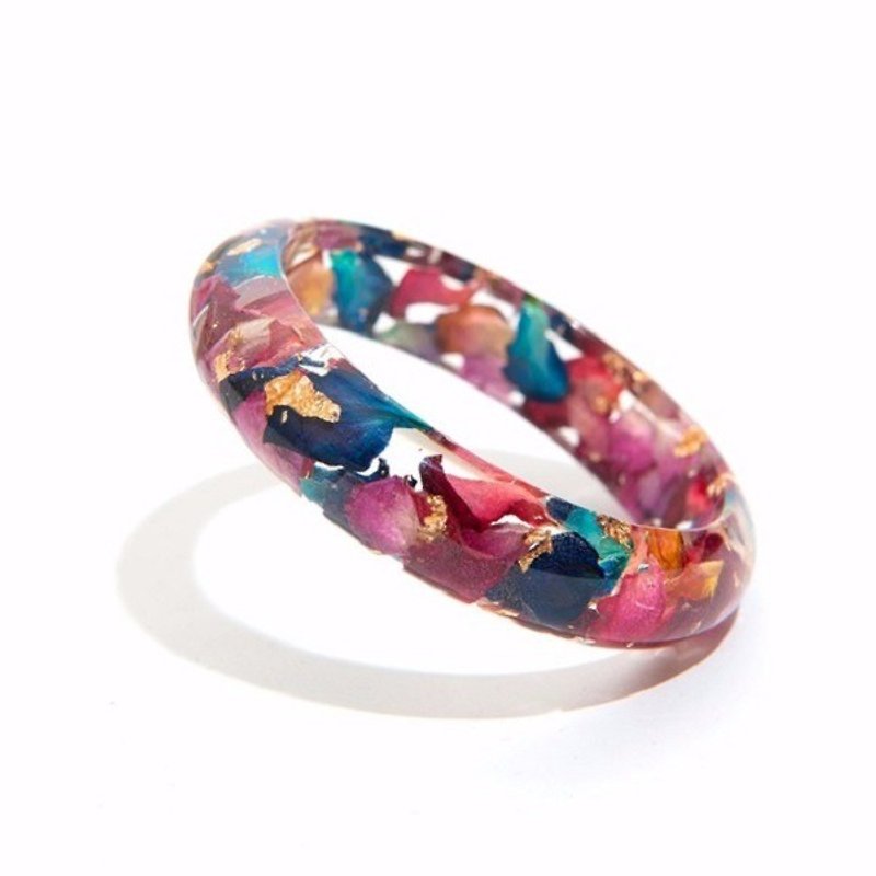 Designer series [absolute value of love] - Cloris Gift Wing flower bracelet - Bracelets - Plants & Flowers Multicolor