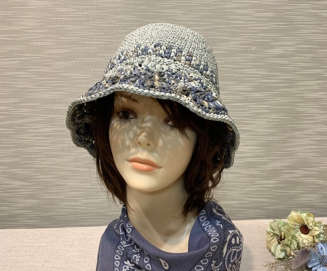 ハンドメイドハット/軽量バケットハット。日本の素材。ミント