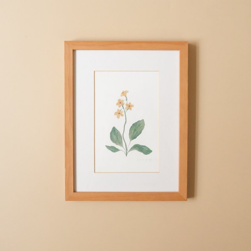 Botanical Illustrations-Spring Flowers/Hanging Pictures/Solid Wood Frame - Posters - Paper 