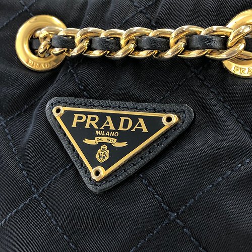 Japan direct delivery name plate used package] PRADA Prada triangle logo  hobo shoulder bag pink vintage vintage 5dumsm - Shop solo-vintage Messenger  Bags & Sling Bags - Pinkoi