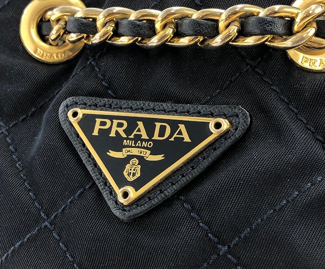 Prada Wallet on Chain Leather at 1stDibs