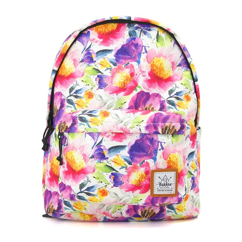 Flowers in Maze ❀ Backpack - Backpacks - Waterproof Material Multicolor