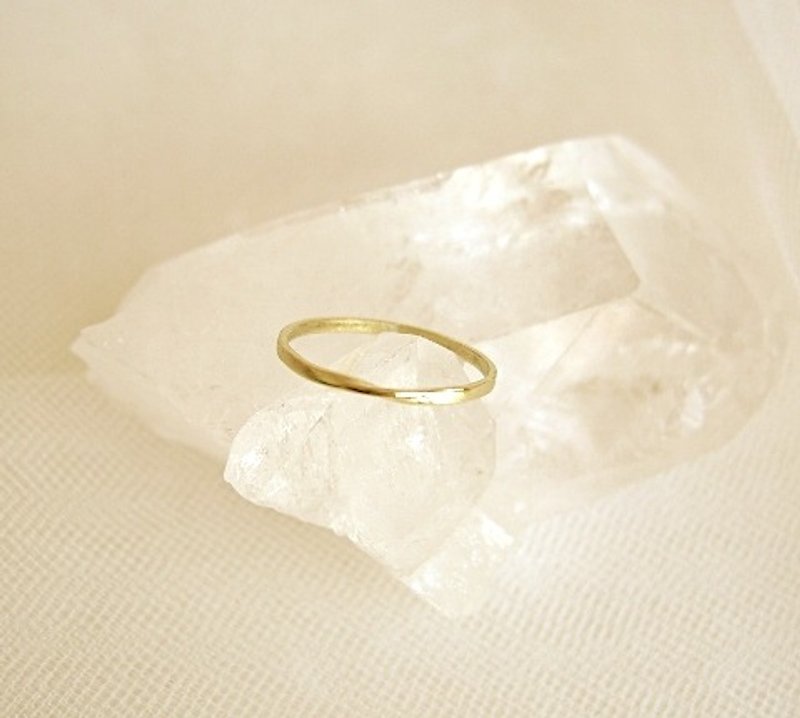 華奢なメビウス・リング - 戒指 - 其他金屬 金色