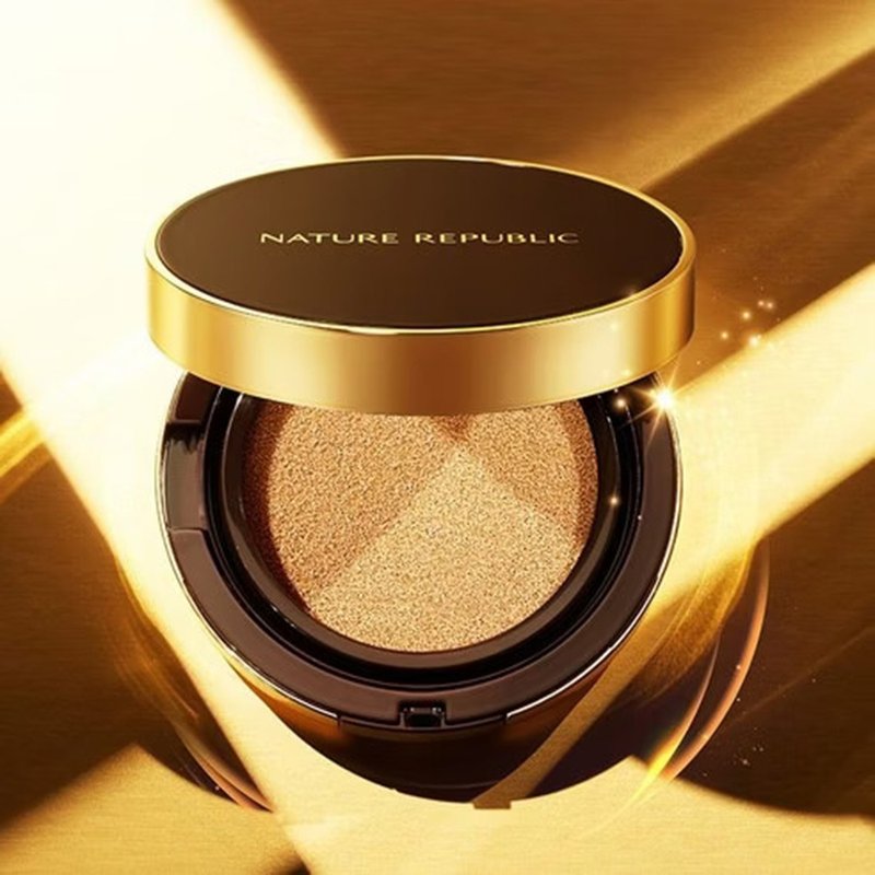 Nature Republic 人蔘金萃亮采氣墊 抗皺滋潤 防曬遮瑕 ALL IN - 妝前乳/粉底液 - 其他材質 