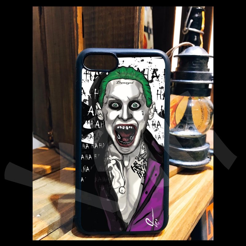 小丑 自殺突擊隊 電影 手繪 手機殼 iPhone 14 13 12 11 XR 8 - 手機殼/手機套 - 矽膠 