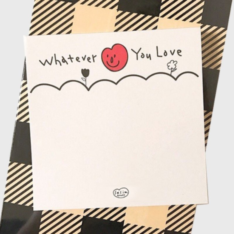 SASIM whatever you love 便條紙 / memo 紙 / 手帳素材 - 便條紙/便利貼 - 紙 