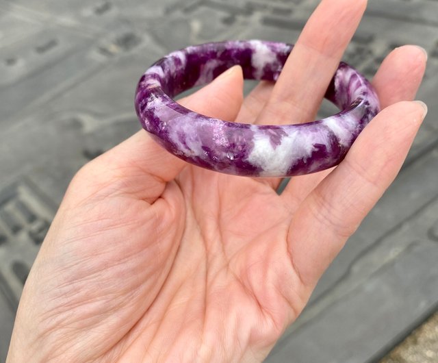 パープルエメラルド ブレスレット 57.2mm - ショップ