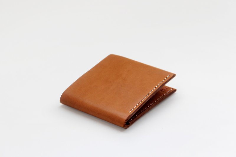 Leather Wallet – Honey - 銀包 - 真皮 咖啡色