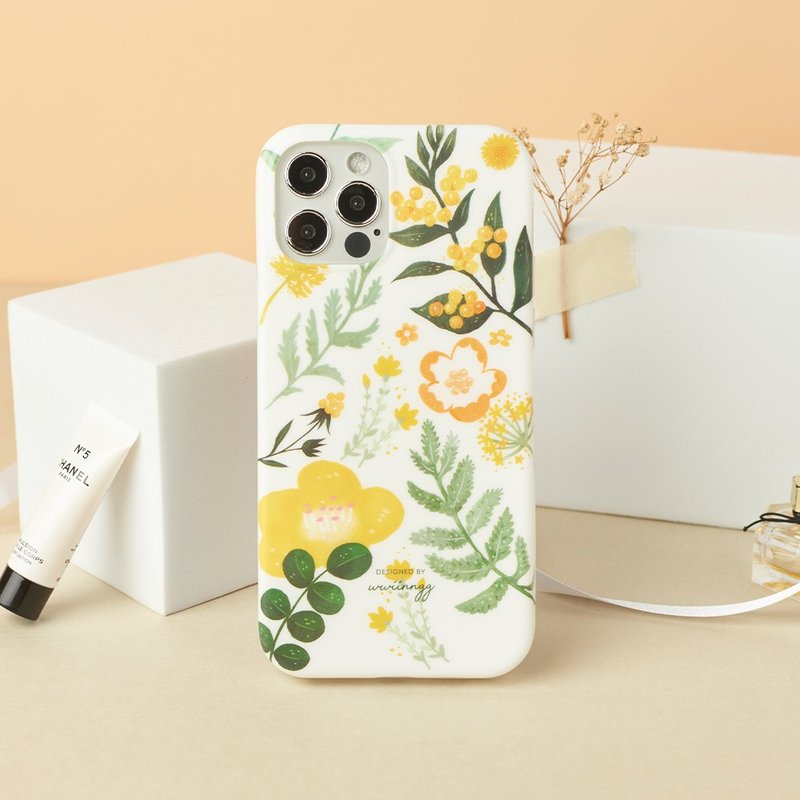 wwiinngg漫花煦煦防摔iPhone手機殼 Phone Case - 手機殼/手機套 - 塑膠 白色