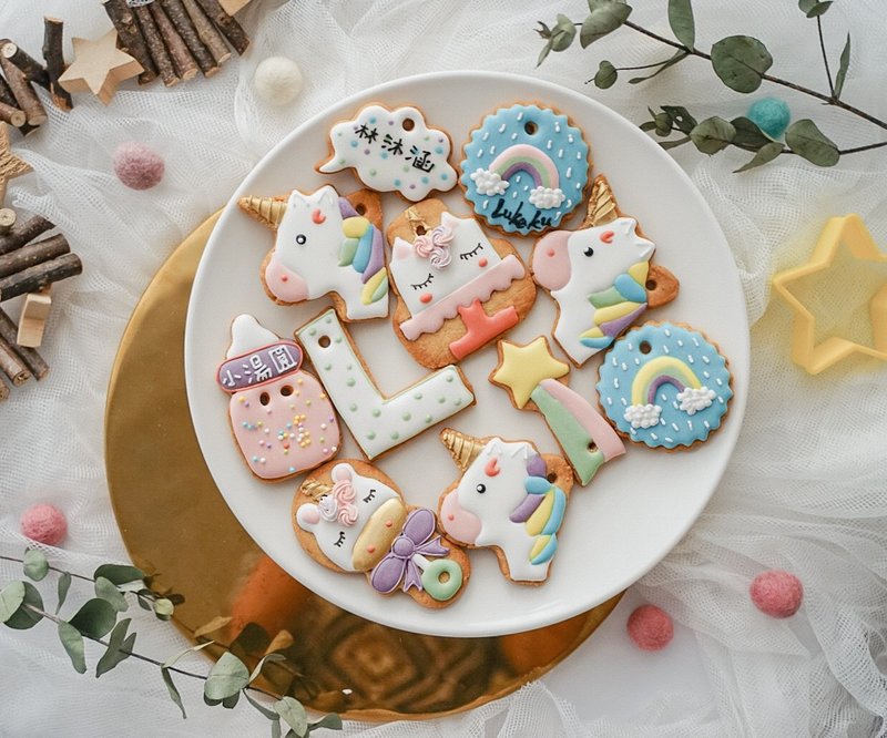 Unicorn Frosting Cookie Salivation Cookies - คุกกี้ - อาหารสด 